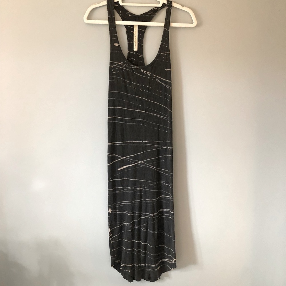 Raquel Allegra | Bleach Stripe Ribbed Tank Dress